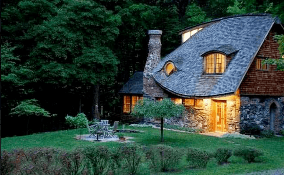 A quirky storybook-style house in Rhinebeck might just be the right warm-weather escape