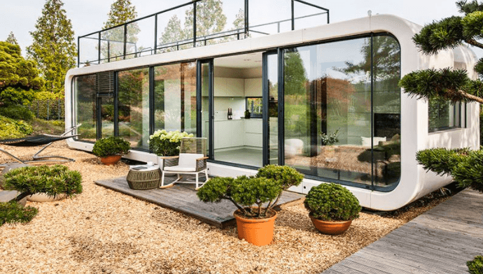 Pre-fab German tiny homes, storage gadgets to organize your kitchen, and more