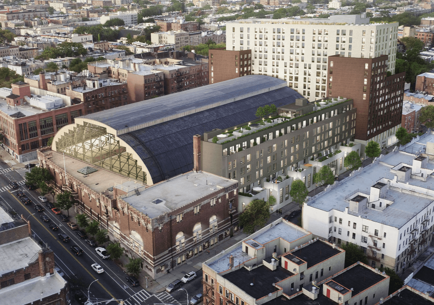 Redevelopment plans for Crown Heights' Bedford-Union Armory prove divisive
