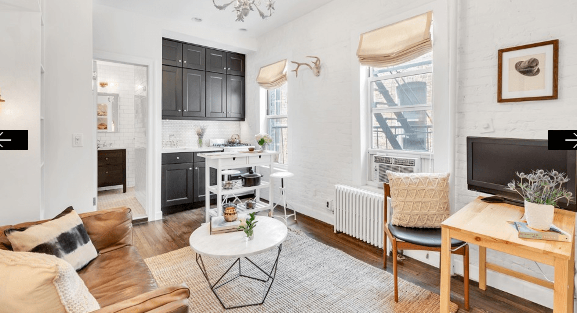 A small but stylish SoHo studio that can even come furnished