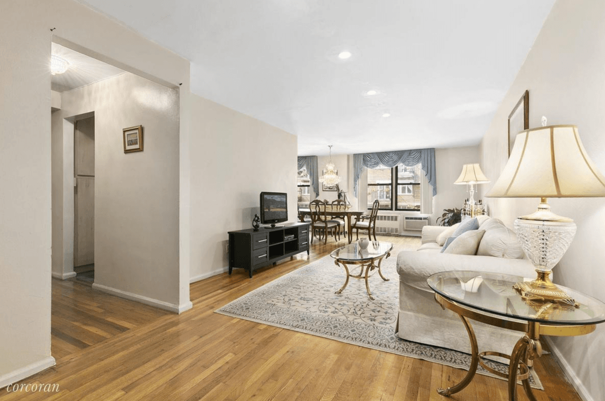 Spread out in this two-bedroom, two-bath co-op in Kensington 