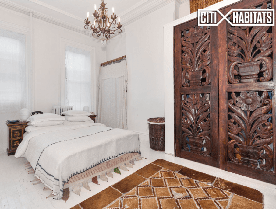 This 'bohemian' Bedford-Stuyvesant three bedroom is listed for a stunning $6,000 a month