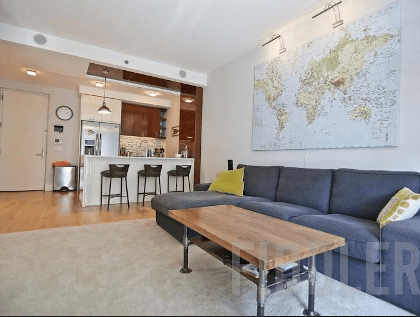 This one bedroom in Williamsburg isn't cheap, but the rent has actually gone down in recent years