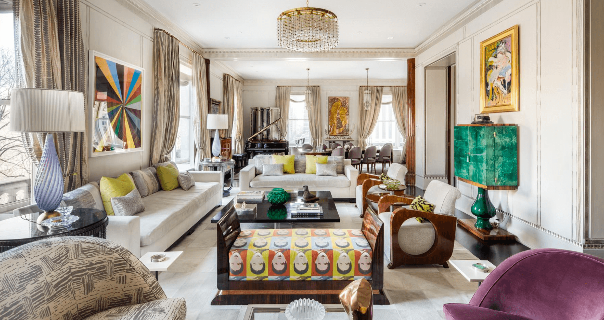 Frank Lloyd Wright's old apartment on sale, a 20s-era map of Manhattan, and more