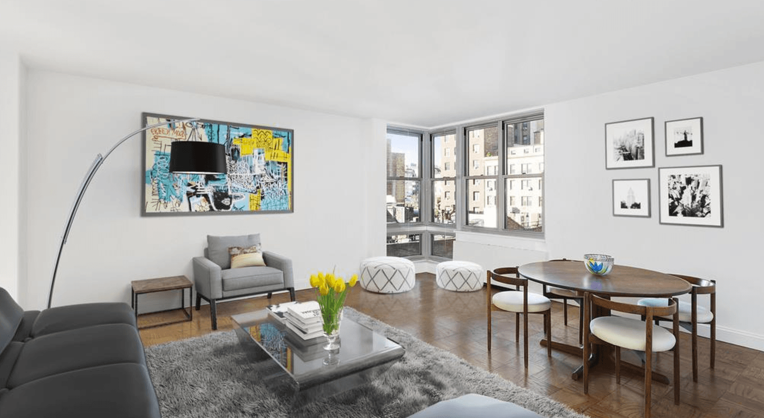 This Central Park West studio comes with plenty of windows—and natural light