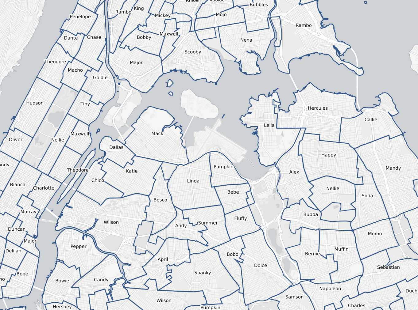 Boomer, Spanky, Buttercup, or Bernie: What are YOUR NYC neighbors naming their dogs?