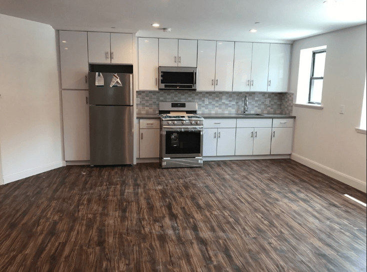 Are brand new renovations enough to sell you on this three-bedroom in Woodside, Queens?