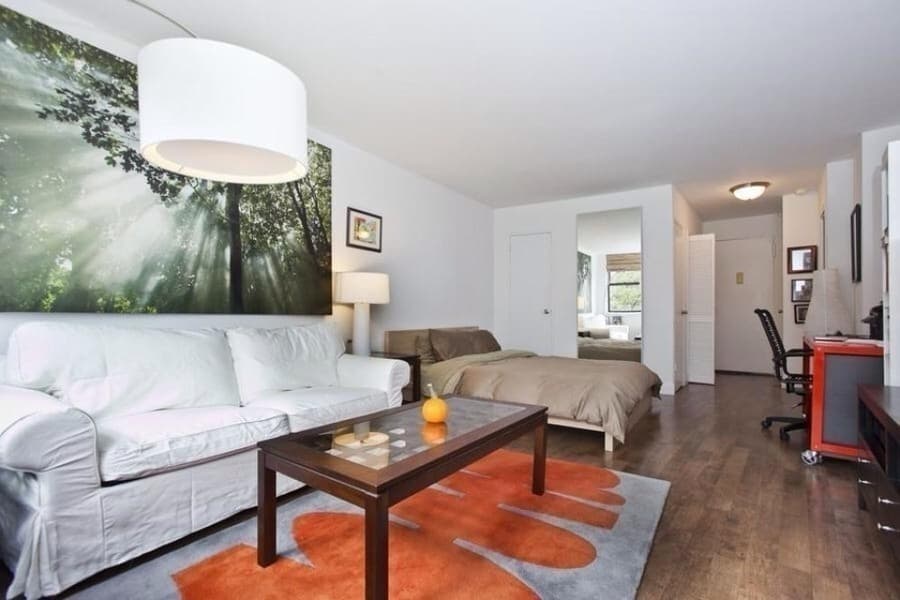 A $2,200/month starter studio well-situated for Midtown office workers