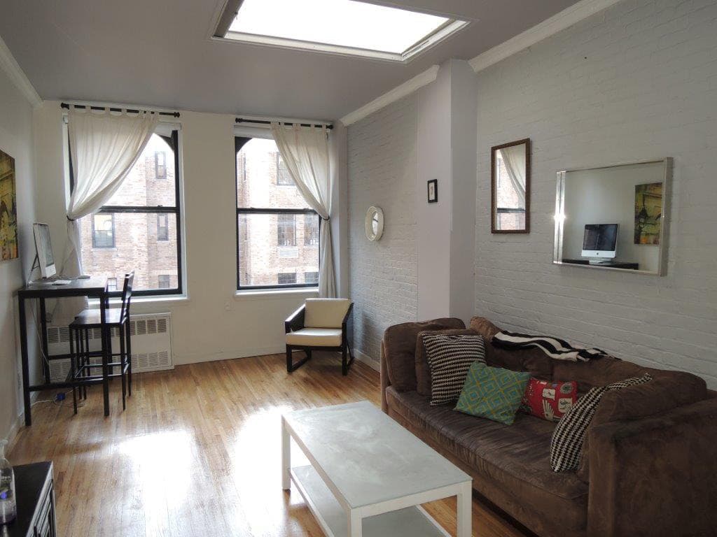 A Greenwich Village studio with a loft bed that's actually livable, for $2,950 a month