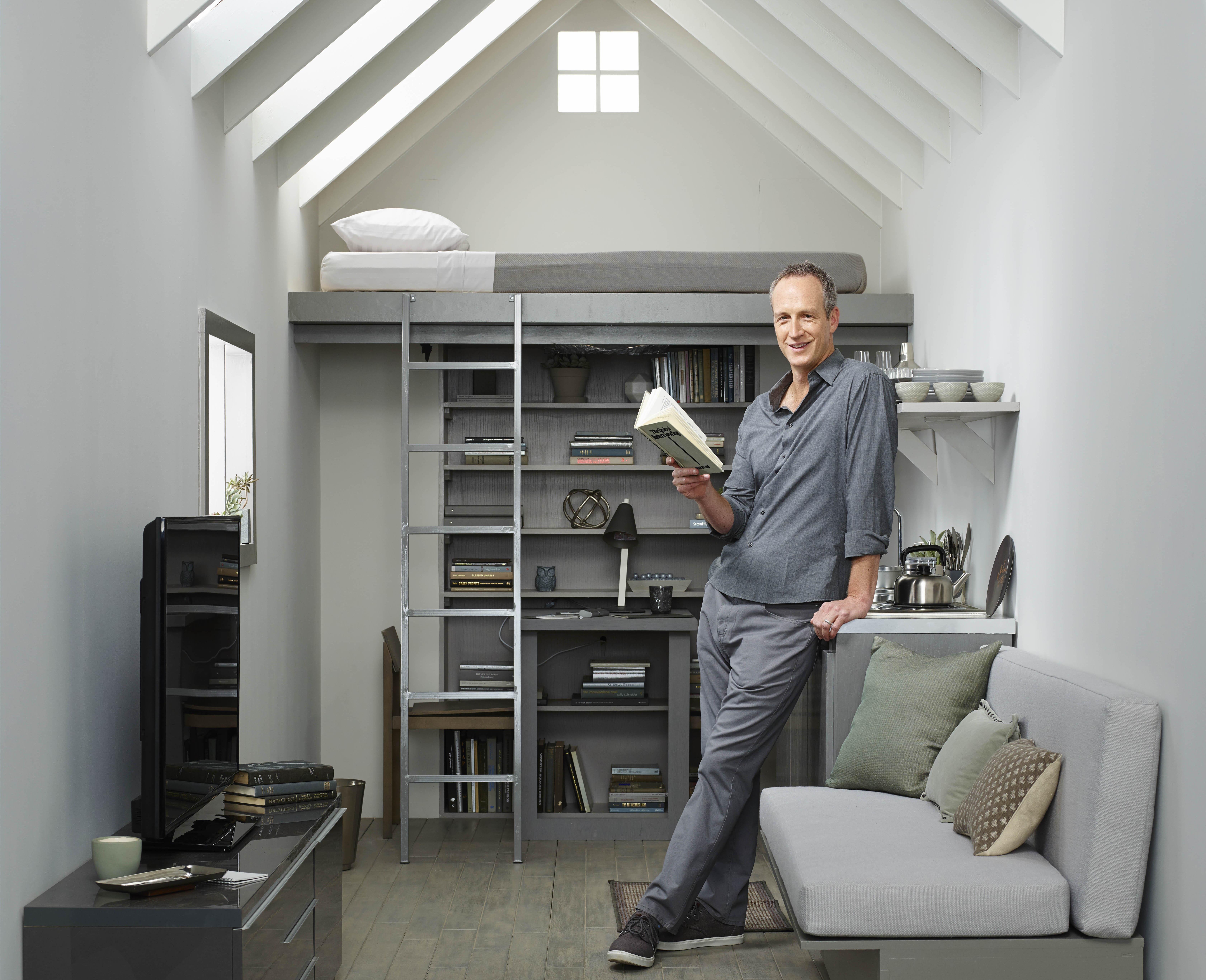 "Tiny House Nation" host John Weisbarth on living large in a (really) small space