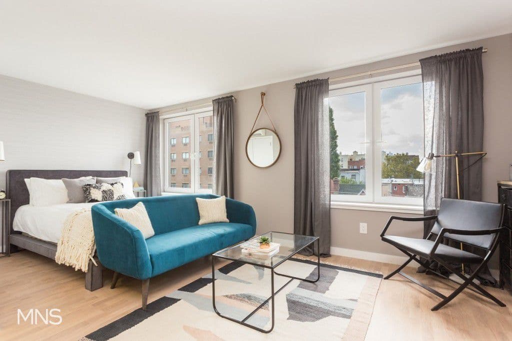 Would you rent this Astoria studio in a new development, for $2,107 a month?