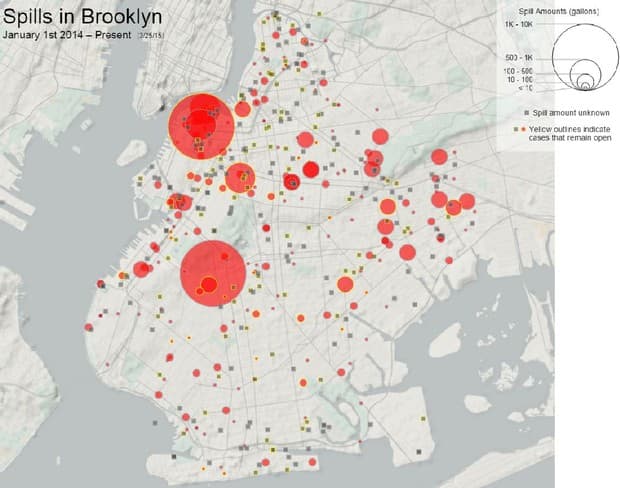 Toxic spills are everywhere in Brooklyn