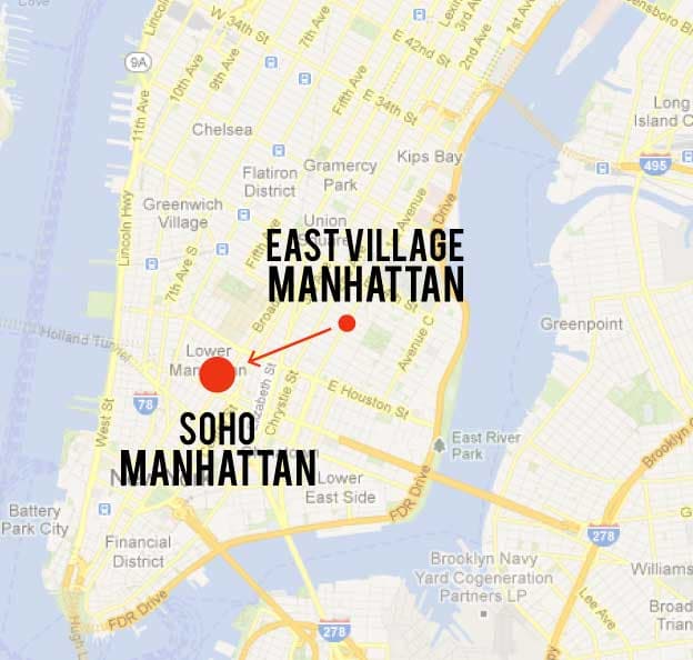 East Village to SoHo: Missing the noise, filth, and bodegas, but loving the commute