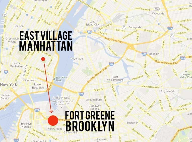 East Village to Fort Greene: My old neighbors may be cooler, but the new ones are friendly and laid back