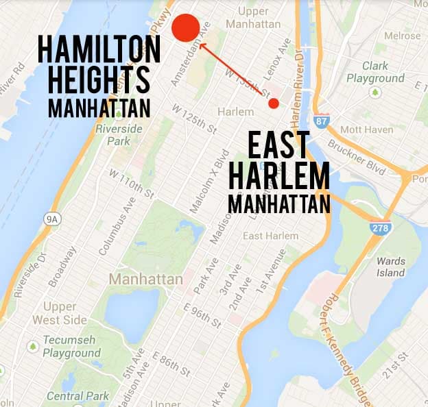 East Harlem to Hamilton Heights: Moving about three miles -- and a world -- away