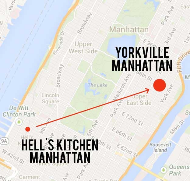 Hell's Kitchen to Yorkville: It's less exciting and slightly remote, but at least it's clean