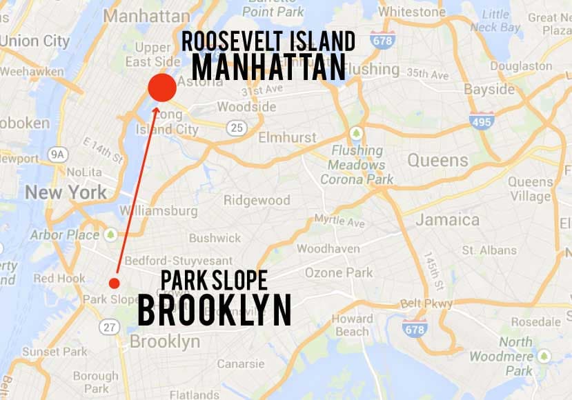 Park Slope to Roosevelt Island: More reasonable rents, better views, and a pretty perfect neighborhood if you don't need much nightlife