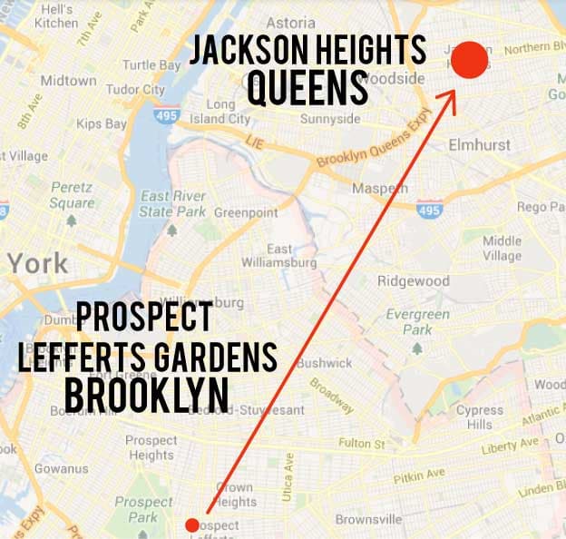 Prospect Lefferts Gardens to Jackson Heights: I feel safer in Queens, and the dining options can't be beat