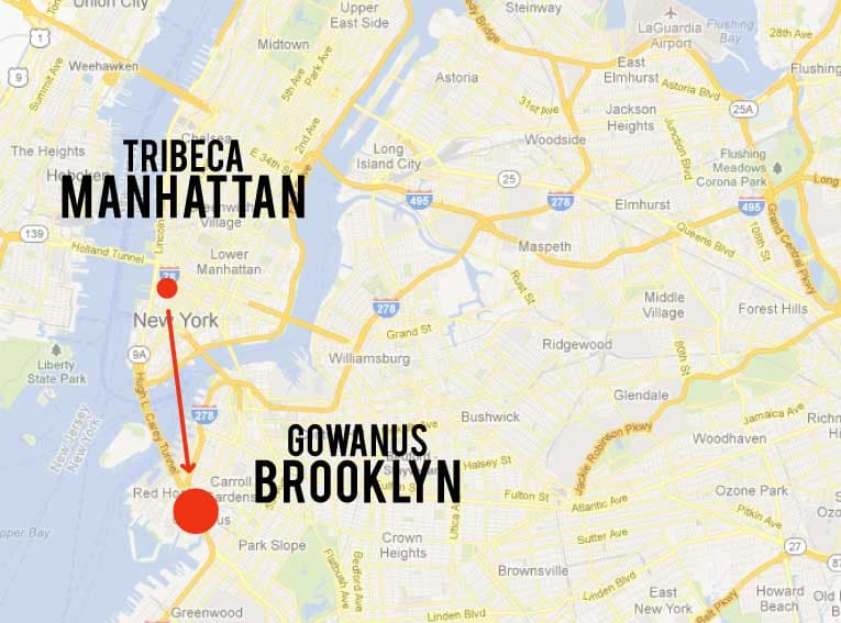TriBeCa to Gowanus, Brooklyn: The most toxic thing about Gowanus is the new construction--otherwise, it's just about perfect