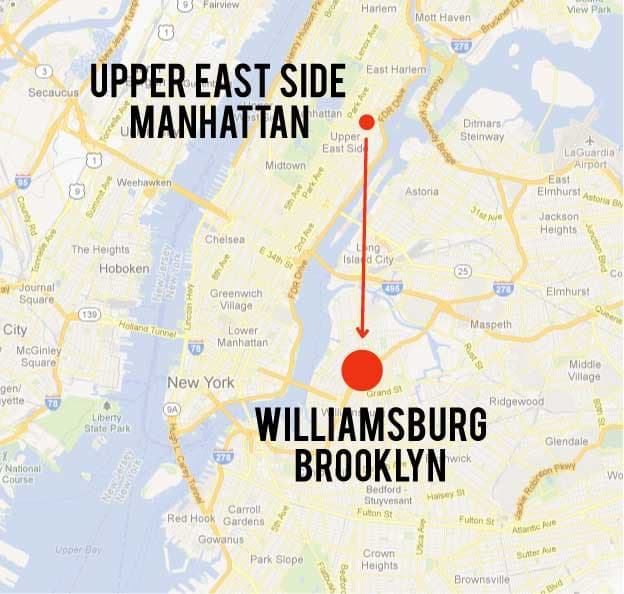 Upper East Side to Williamsburg: I finally feel like I'm where I should be living