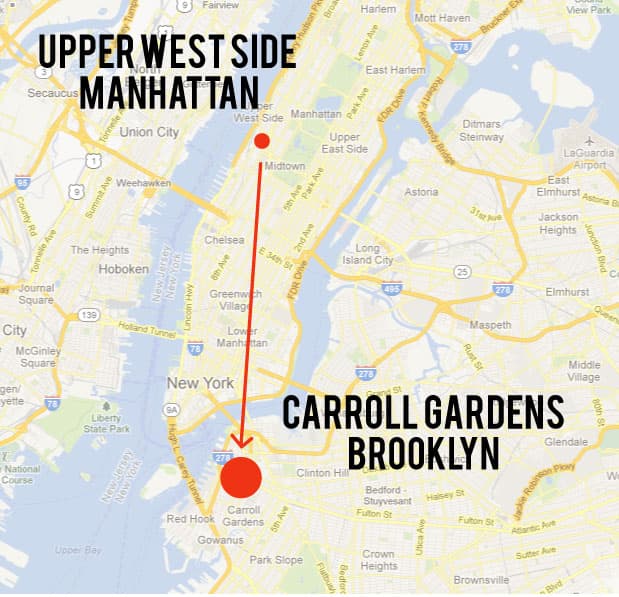 From Riverside Boulevard to Carroll Gardens: A return to civilization