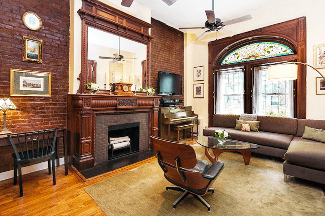 Fireplace mantels light up 8 NYC homes 