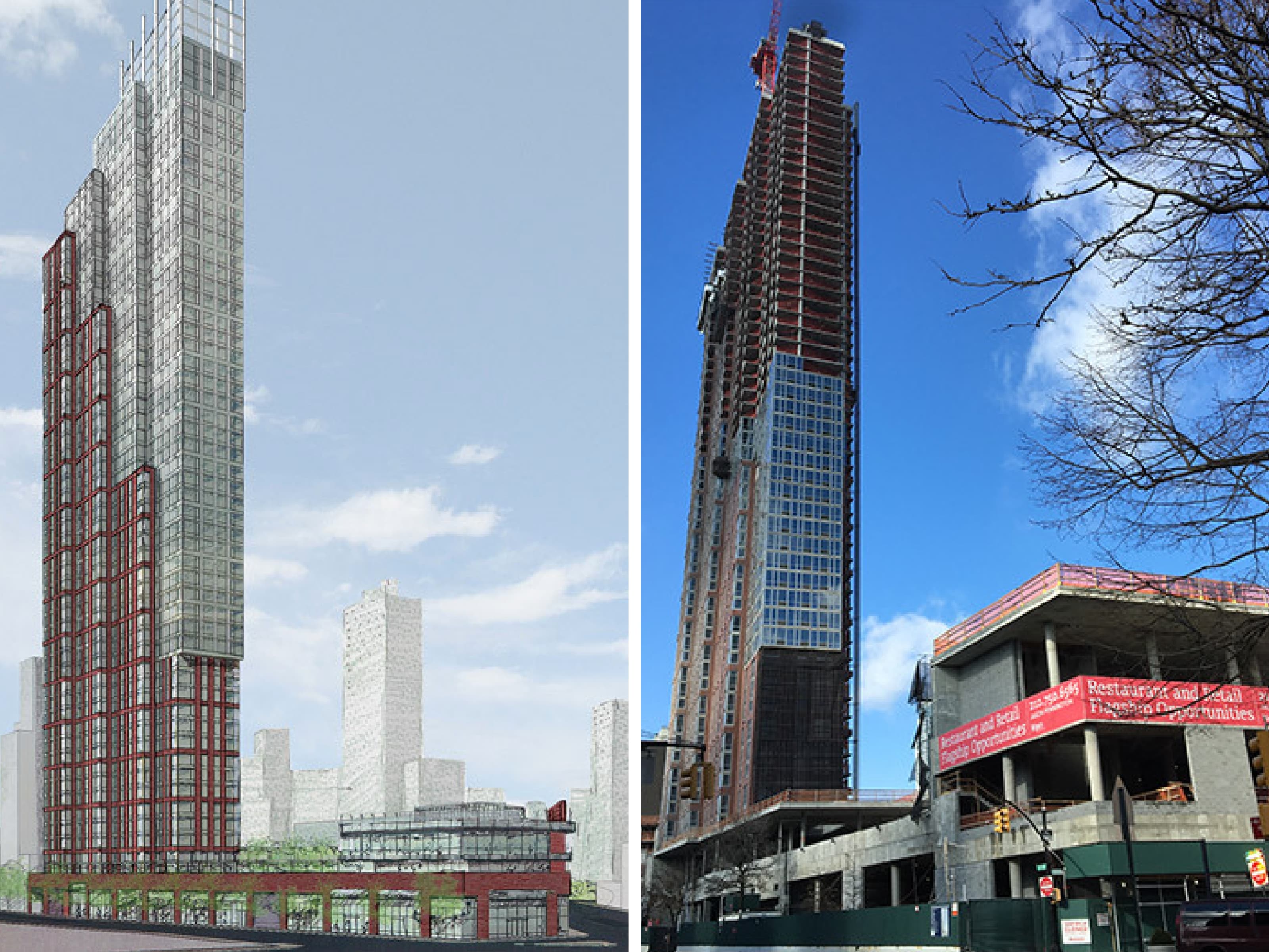 Rent in Brooklyn's tallest tower, starting at $833 per month 