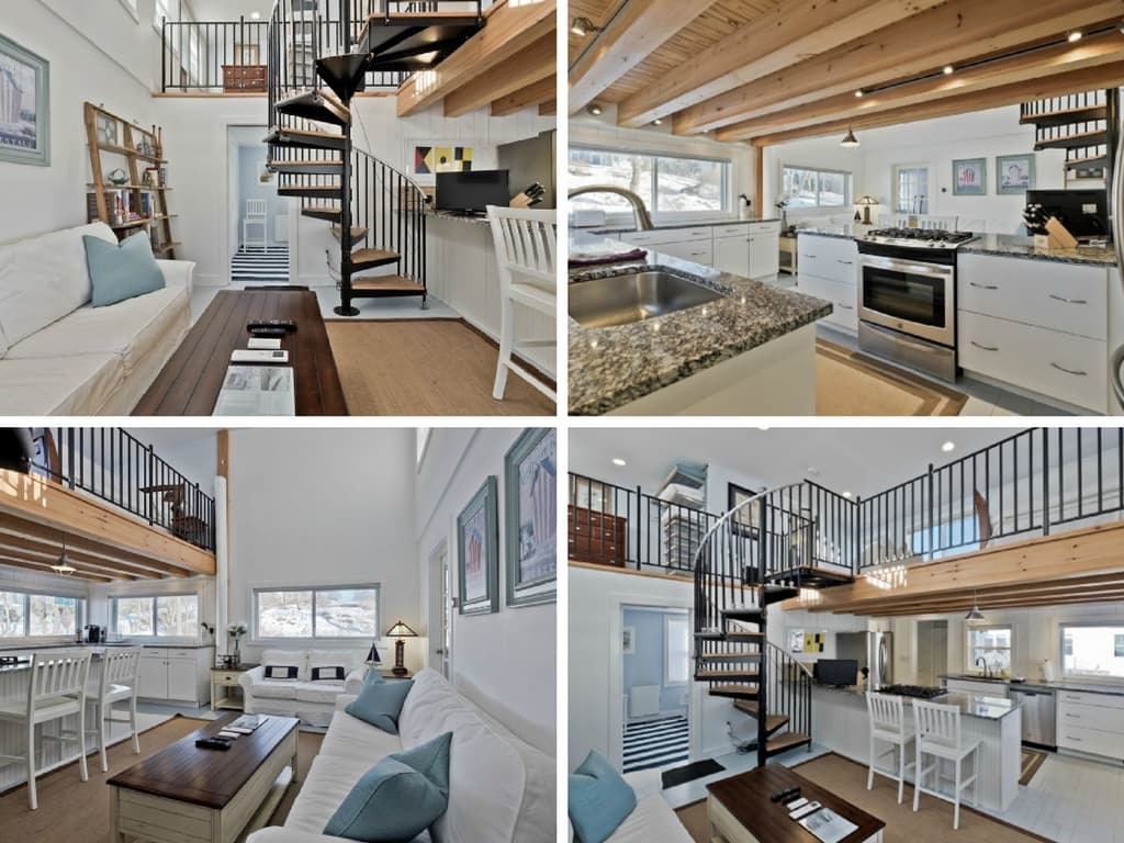 This modern and chic Maine "cabin" has us seriously stoked for summer getaways