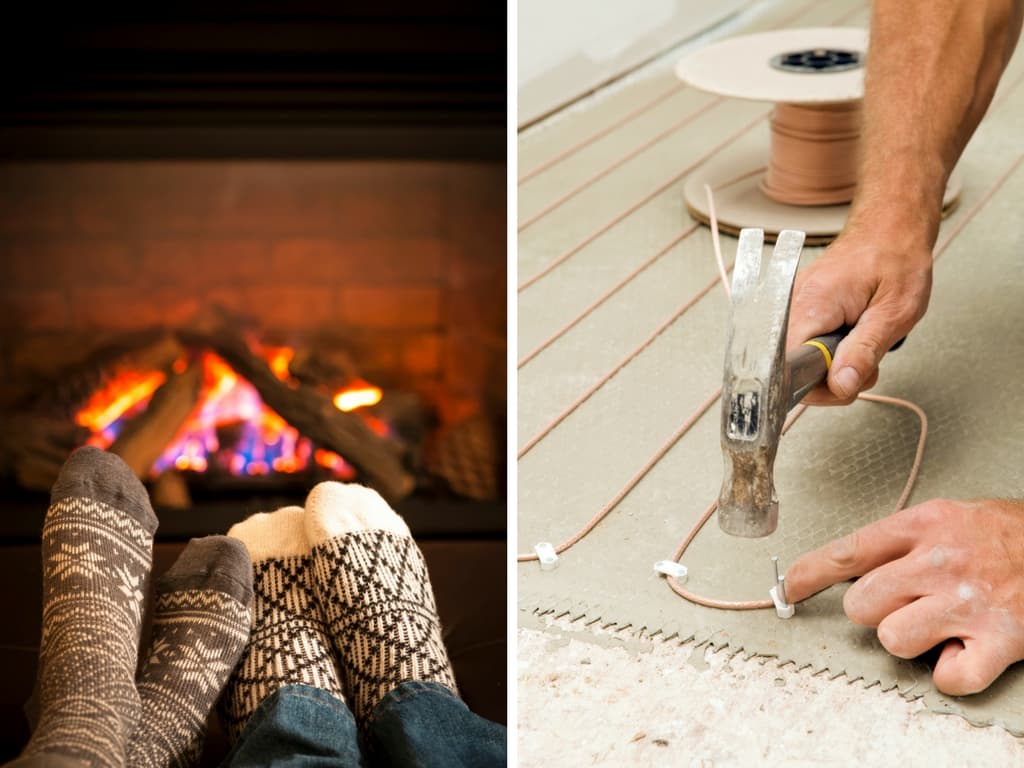 Which NYC winter apartment fantasy will it be: fireplace or radiant heat floors?