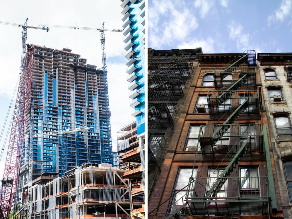 Do New Yorkers prefer their apartments new and modern or historical and charming?