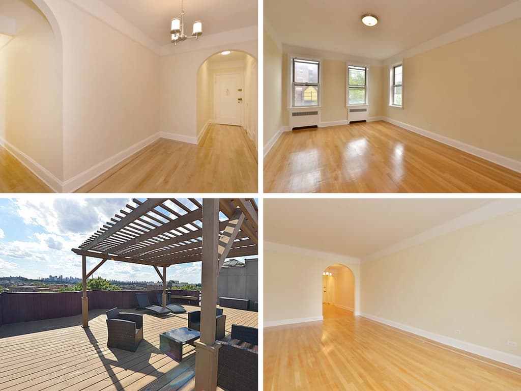 Live large in this Jackson Heights one-bedroom with a common roof deck 