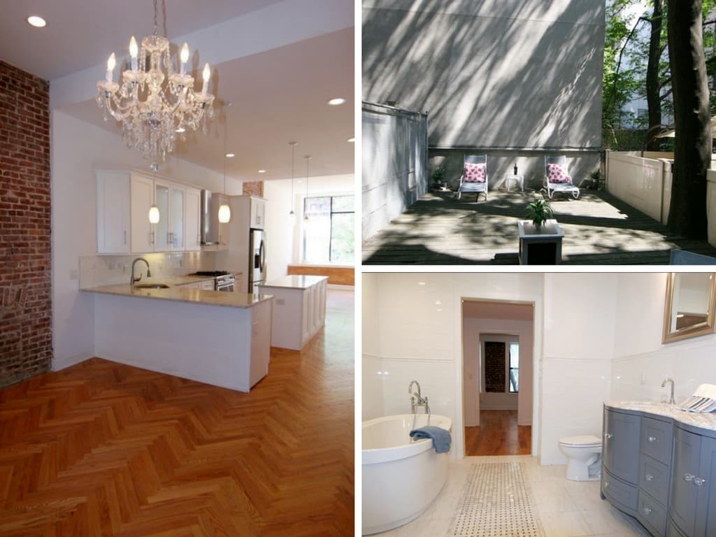 Check out this Harlem townhouse with outdoor space, new fixtures, and a ground-floor storefront