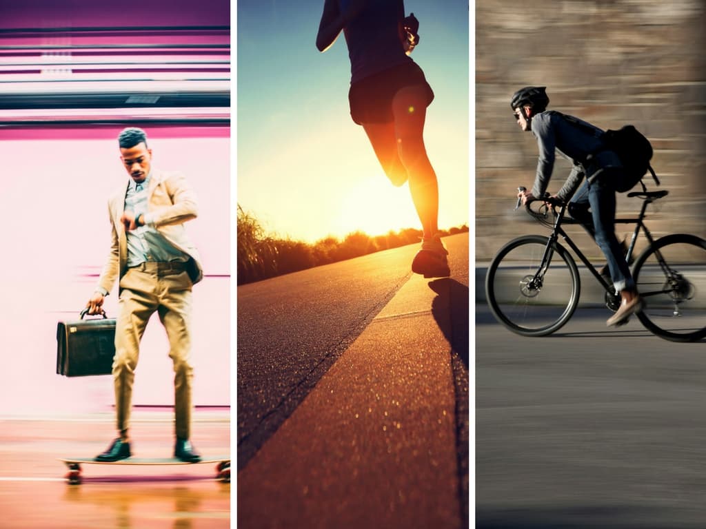 Running, boarding, and biking: New Yorkers look beyond the MTA for their commutes