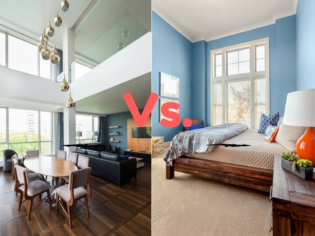  What’s better: A large living room or a spacious bedroom?