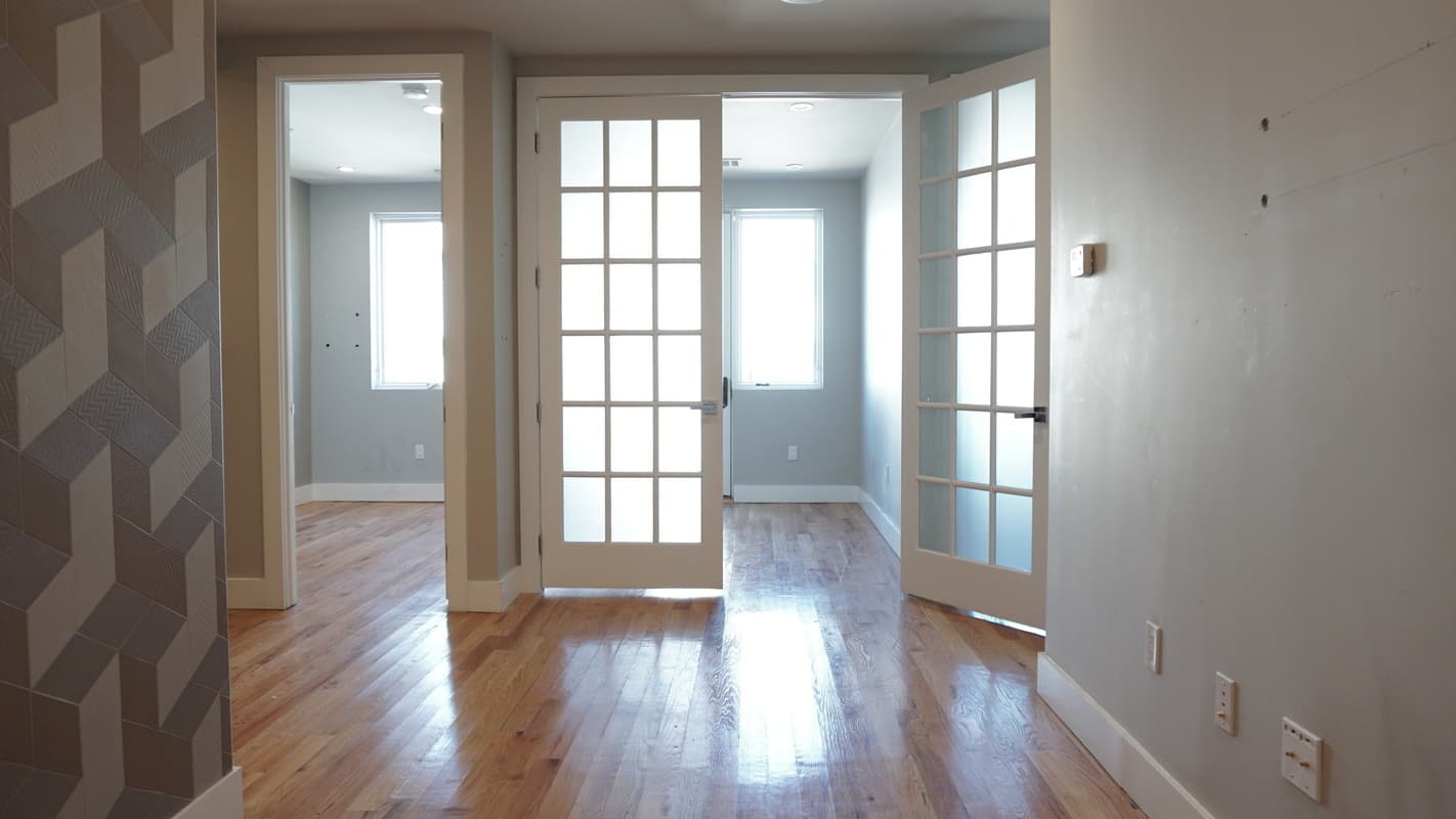 For about $1,250 each, you and two friends can live in this Williamsburg three-bedroom, but is there enough room?