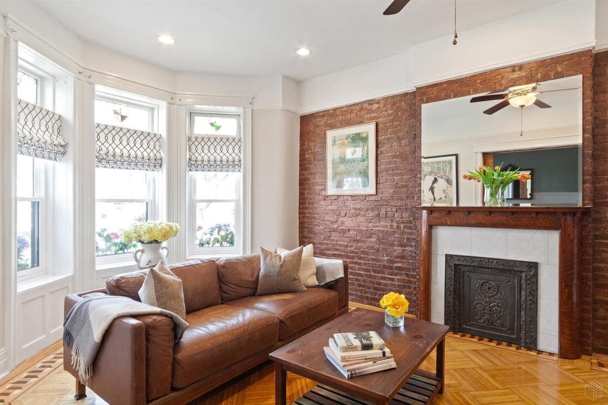 A 1910 Bay Ridge townhouse with lots of original features and two outdoor spaces, for $1,365,000