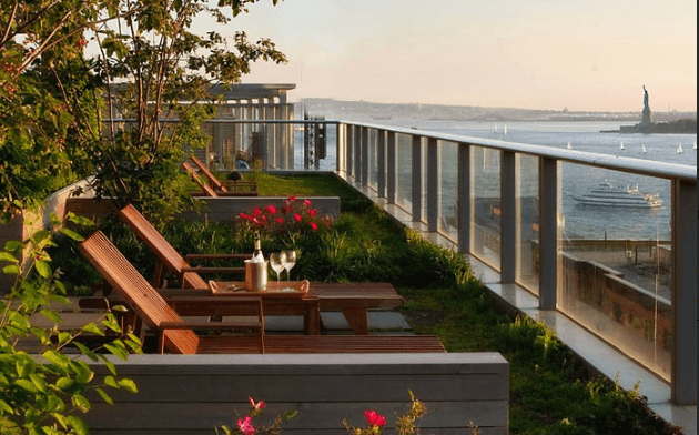 A condo-style rental with killer views in Battery Park City