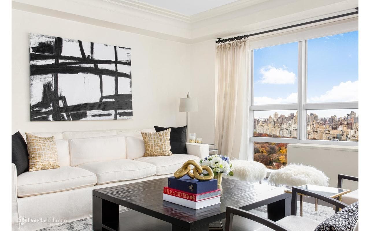 A two-bedroom condo with Central Park views, amenities galore--and a president-elect just down the road