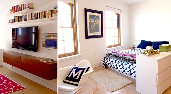 Color pops in a small studio, builders go ballooning to size up views, and more