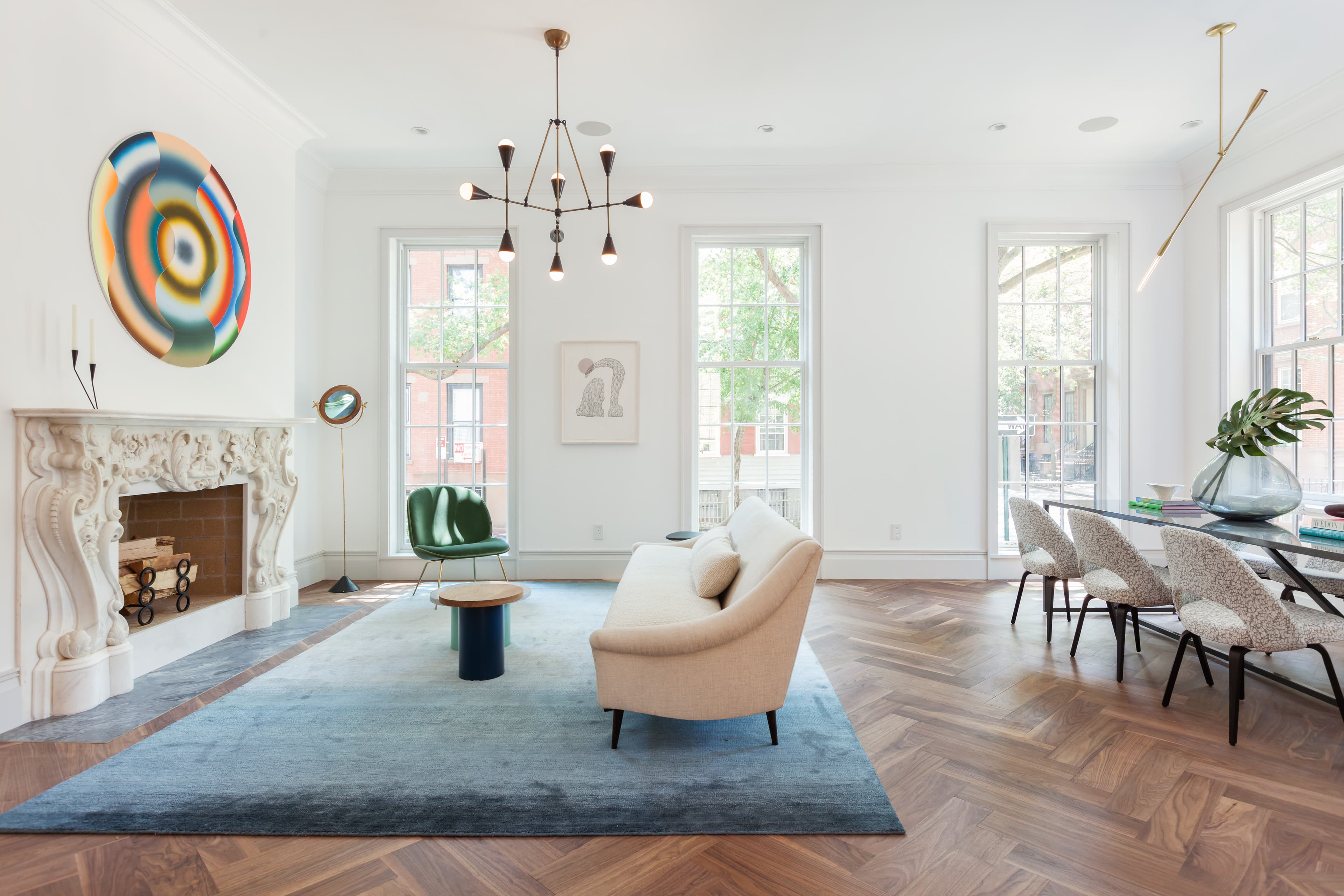 This high-design Brooklyn Heights townhouse is fit for a (super-wealthy) family