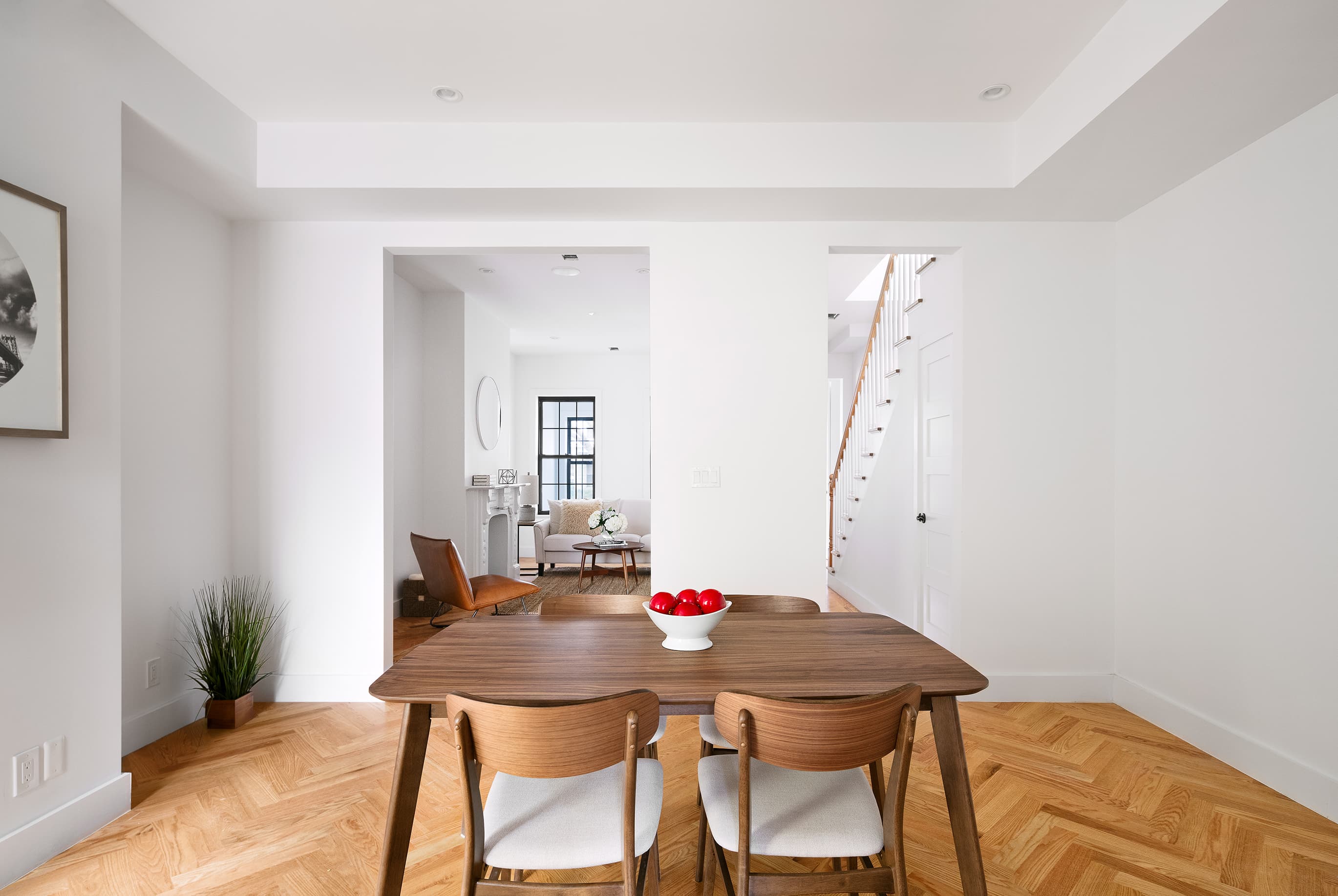 A move-in-ready Bushwick townhouse has hit the market with sleek new renovations