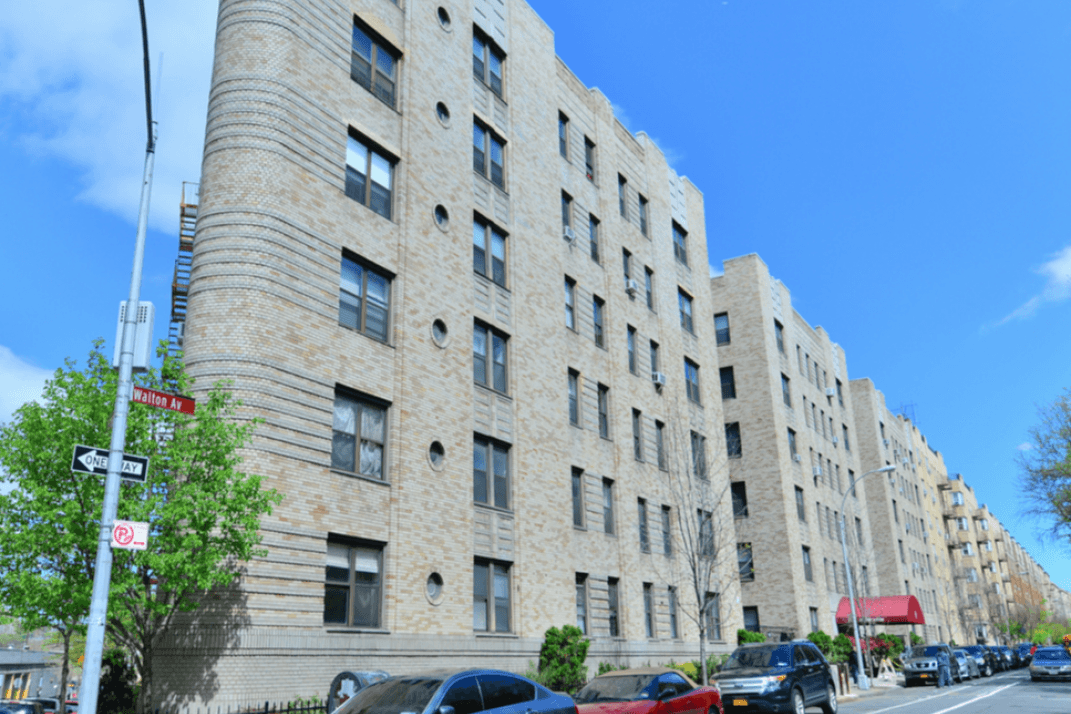 A bright one-bedroom co-op in Concourse for $275,000, no board approval required