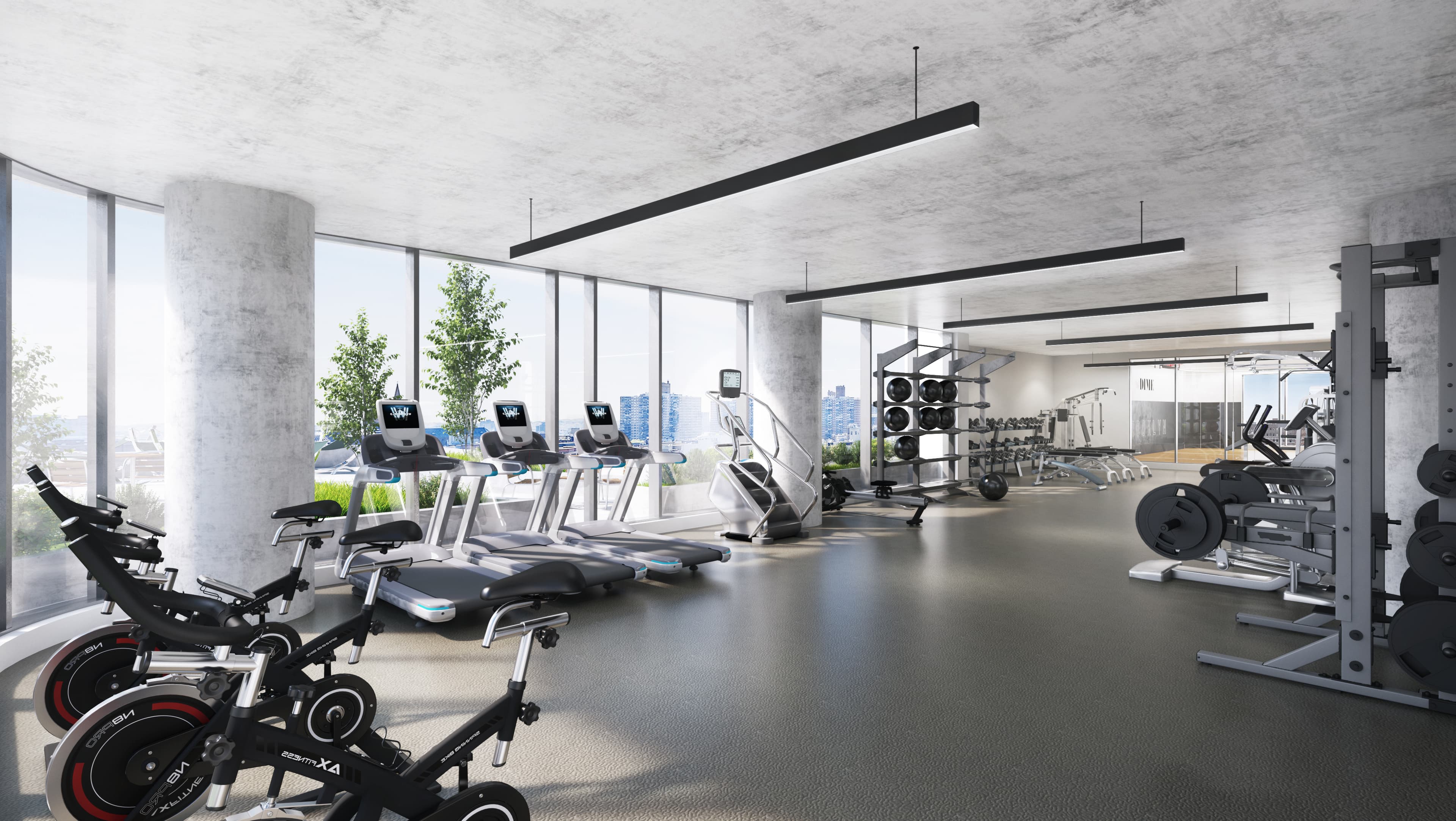 Some gyms at NYC apartment buildings are stepping up Covid safety precautions