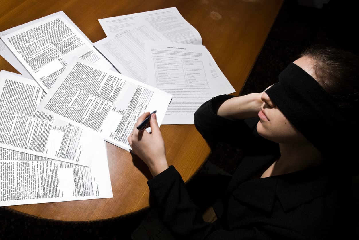 What’s a 'sight unseen' rider?