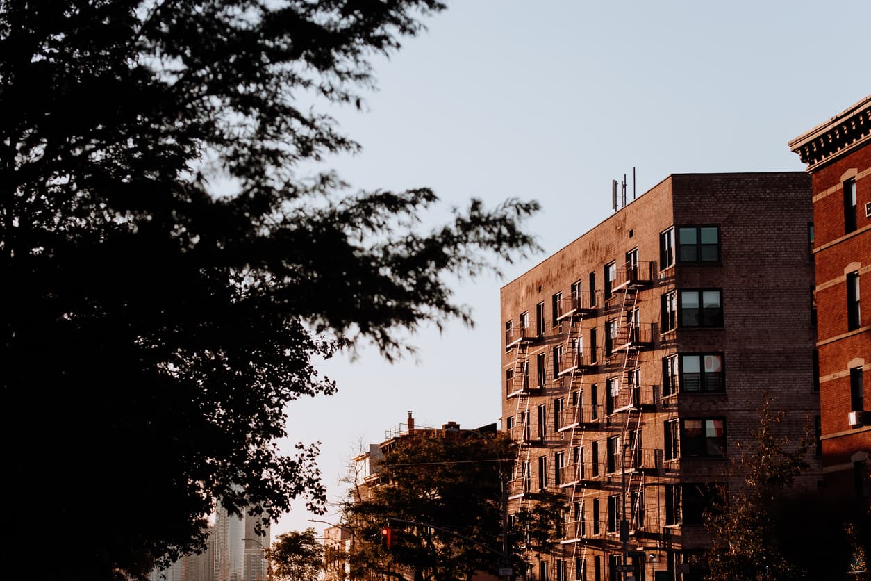 An image of an apartment building in West Village Manhattan New York