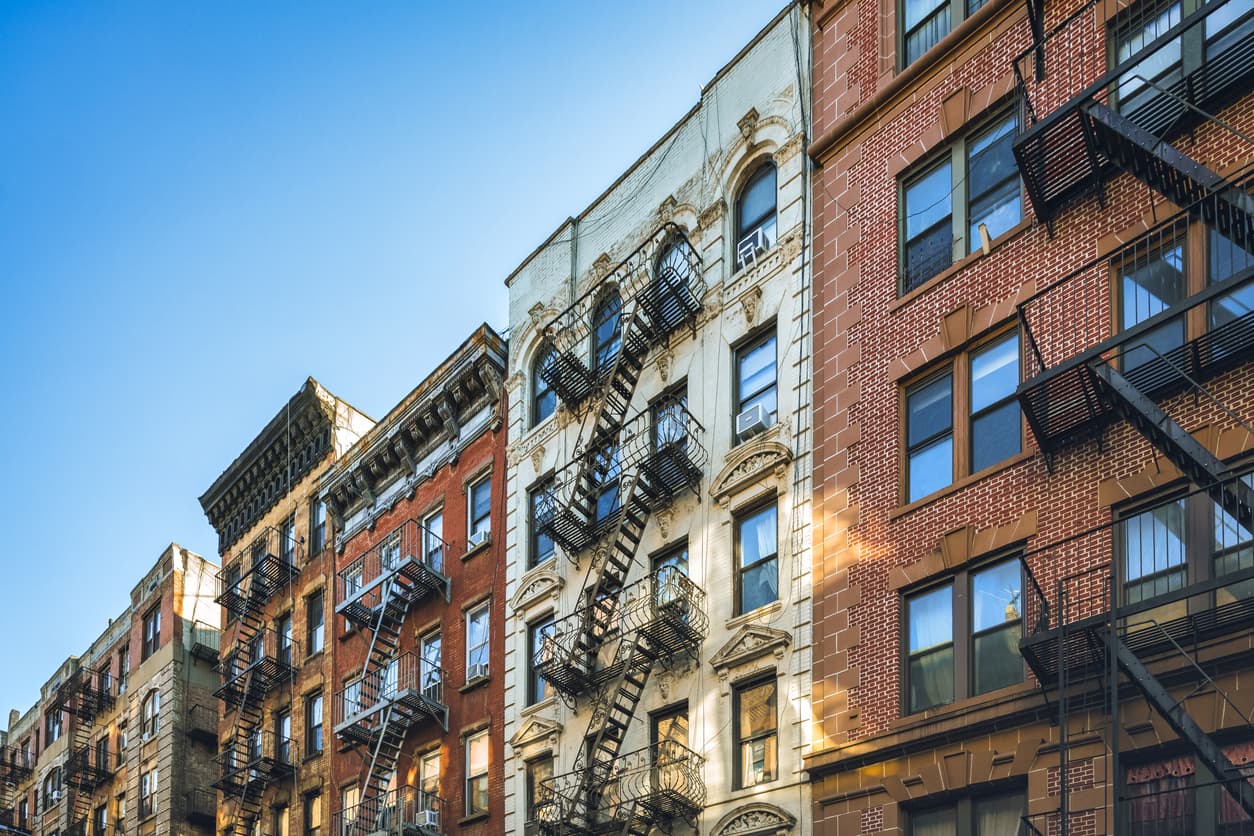 Apartment buildings in Little Italy