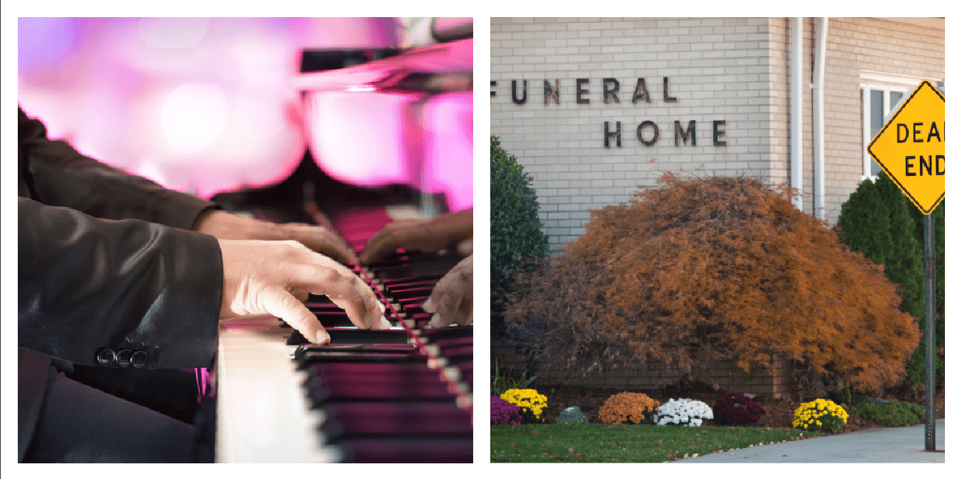Would you rather live above a jazz club or funeral home?