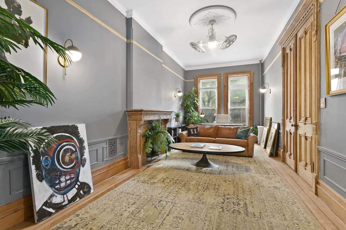 A Bed-Stuy three-family brownstone, where your renters could help pay the mortgage, for $1,795,000