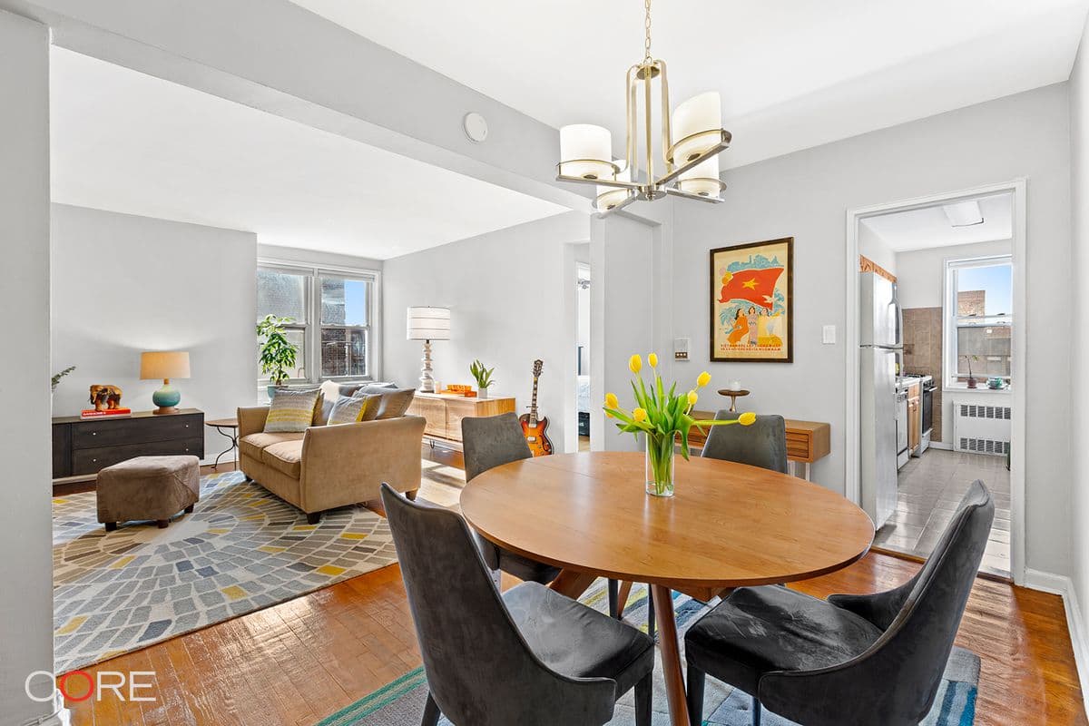 This Jackson Heights one bedroom offers space, and lots of windows, for $398,500