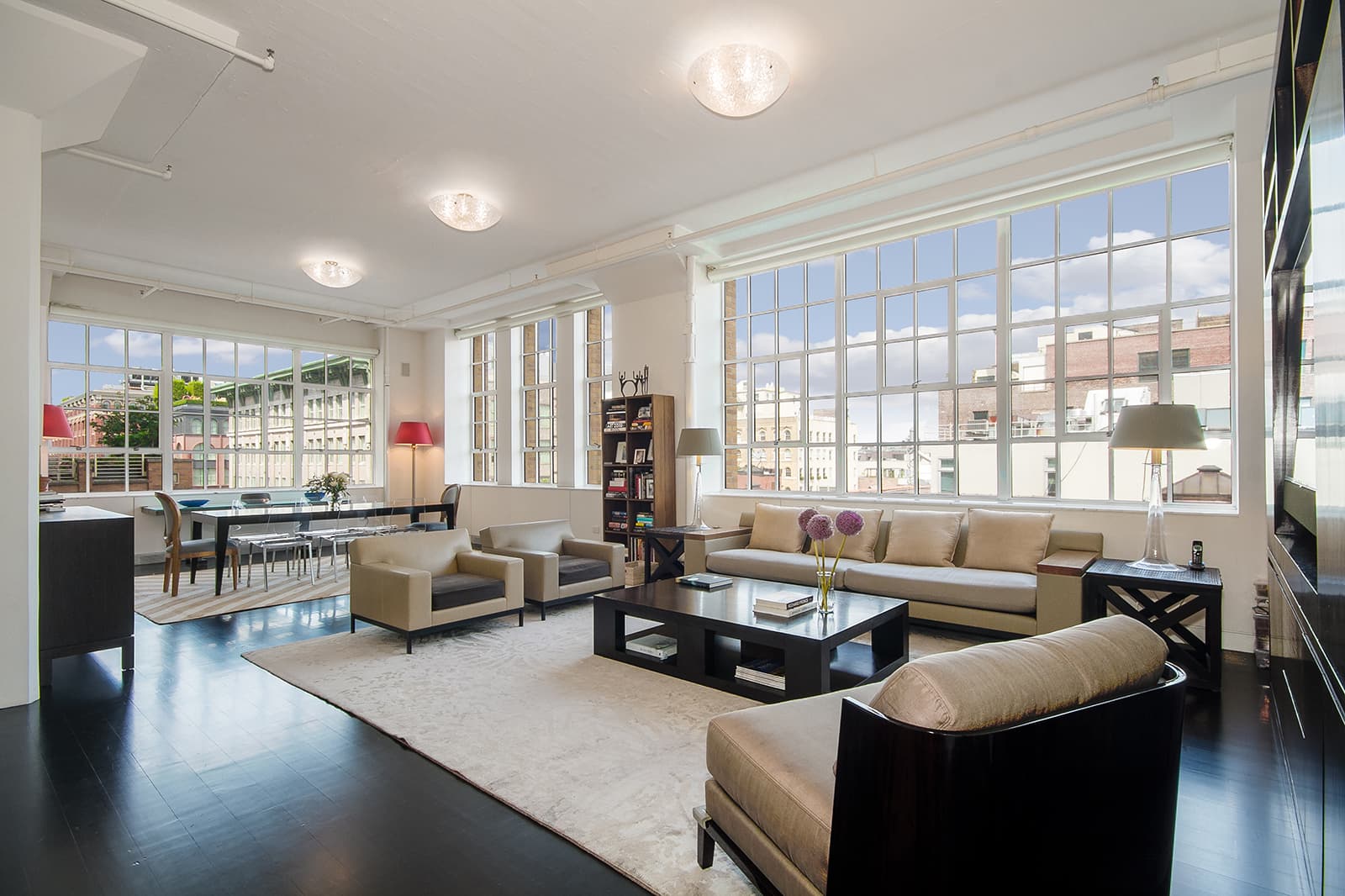 A Tribeca loft with sweeping views from every room